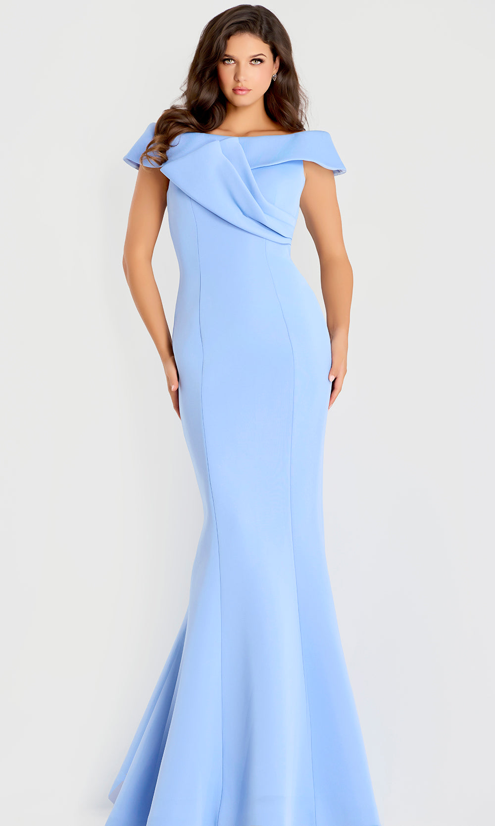 Jovani 48192 - Mermaid Skirt Seamed Evening Gown