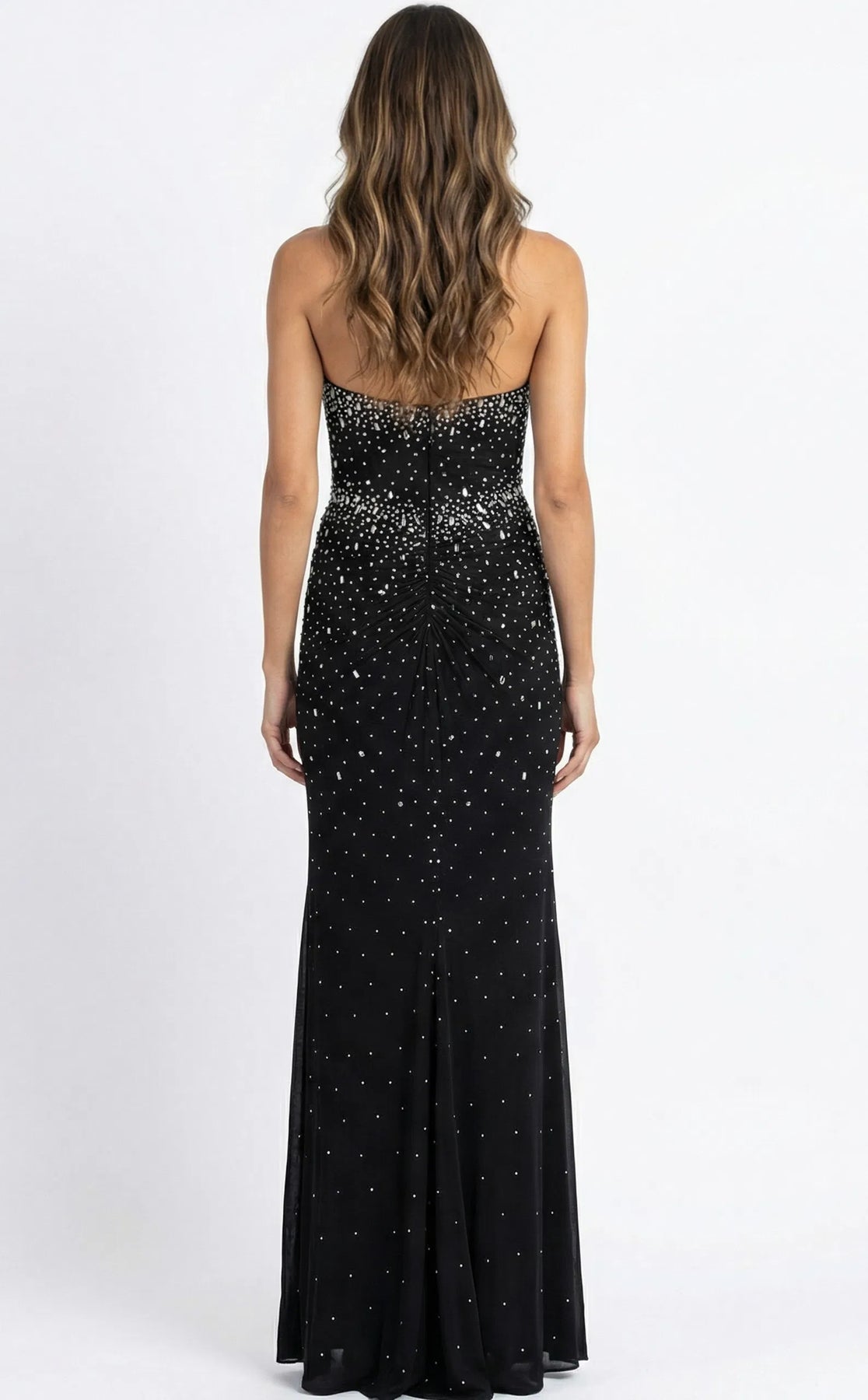 Jovani 48373 - Sparkling Crystal Sleeveless Prom Gown