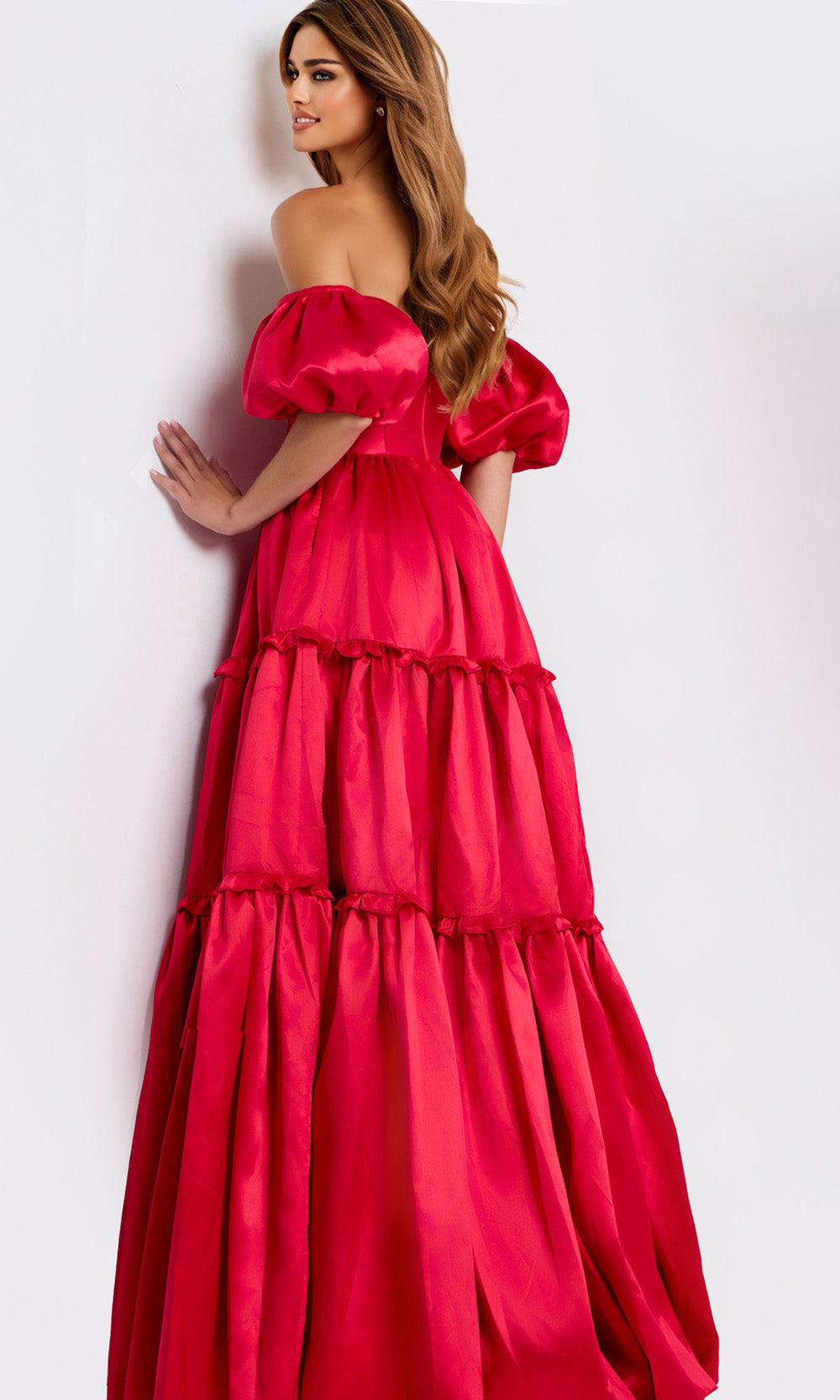 Jovani 49055 - Sweetheart Jeweled Satin Ballgown Prom Dresses