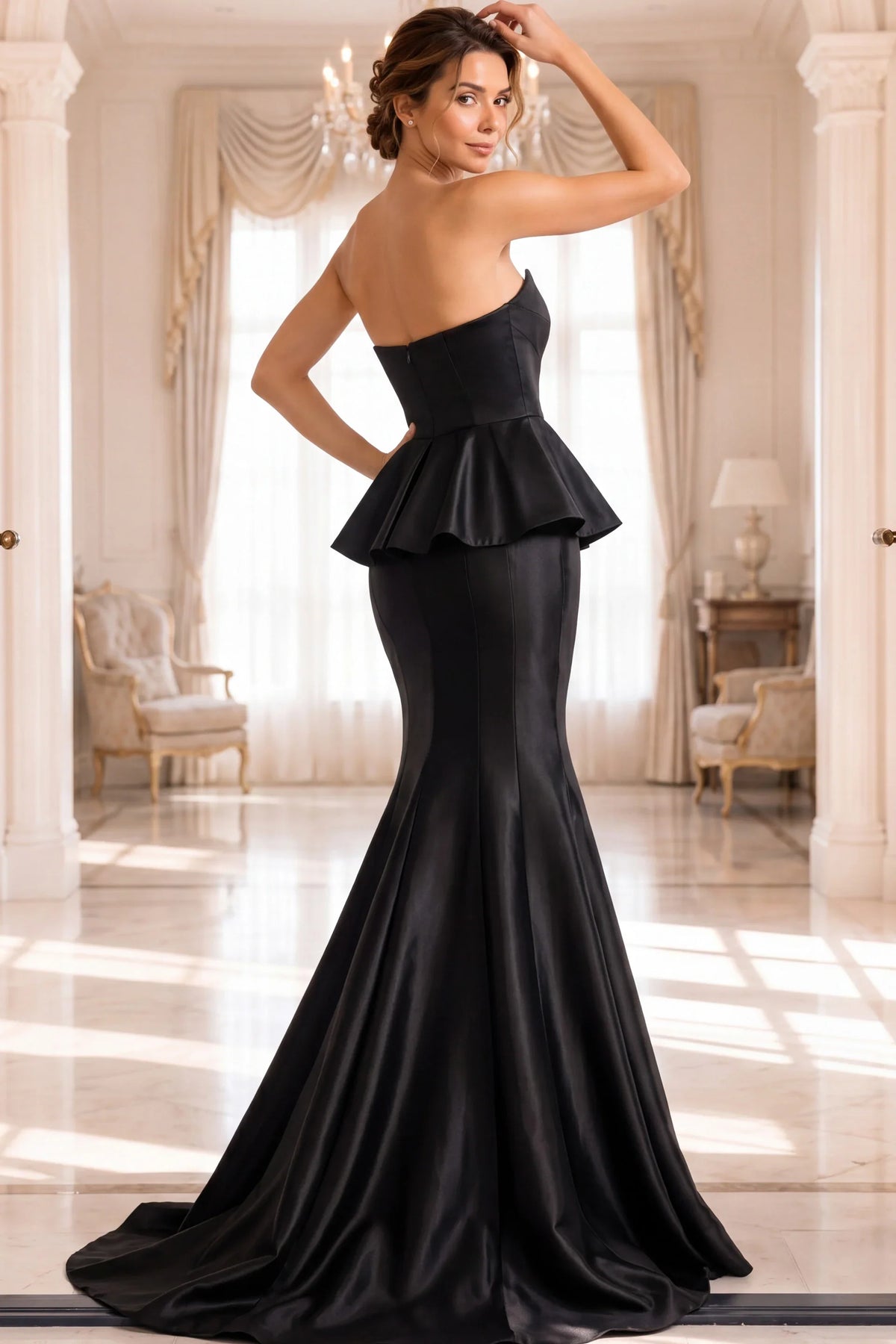 Jovani 49071 - Sculpted Trumpet Sweetheart Evening Gown