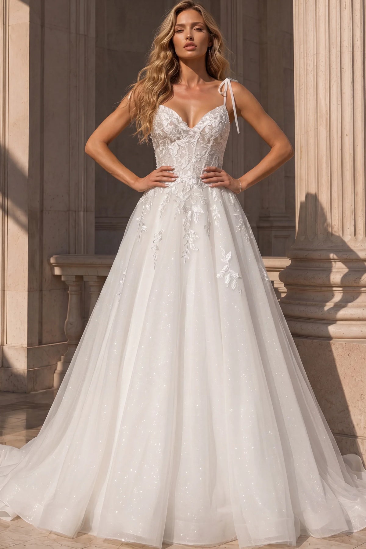 Jovani 49092 - Lace Applique Sweetheart Tulle Gown
