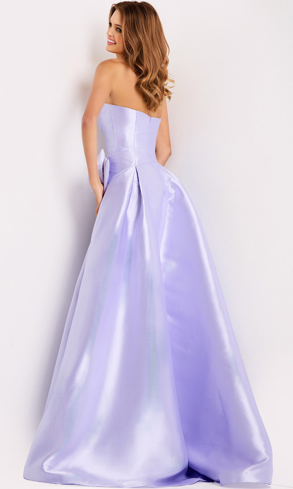 Jovani 49196 - Beaded Trim Sweetheart Satin Gown Prom Dresses