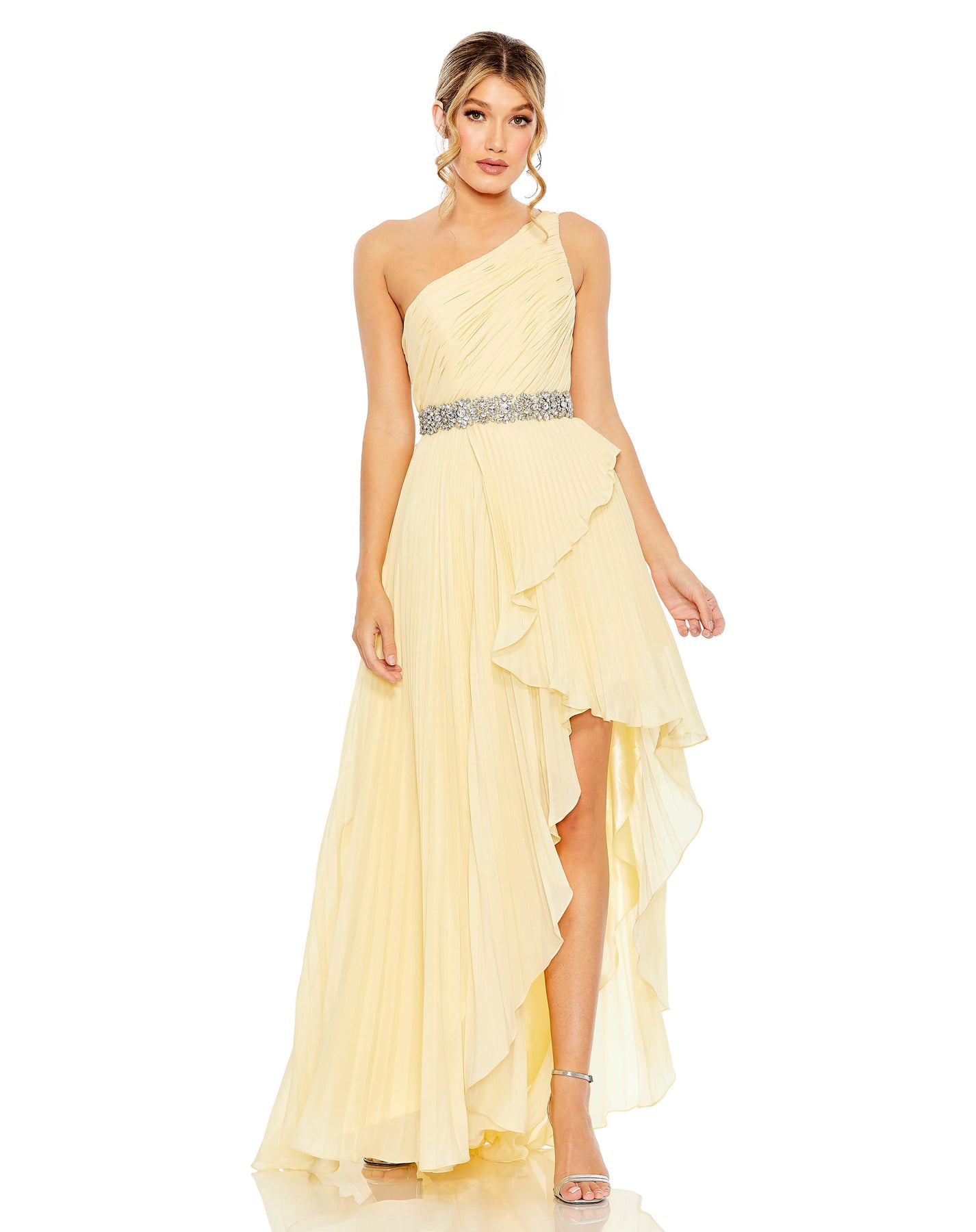 Mac Duggal - 49532 One Shoulder Hi-Low Evening Dress