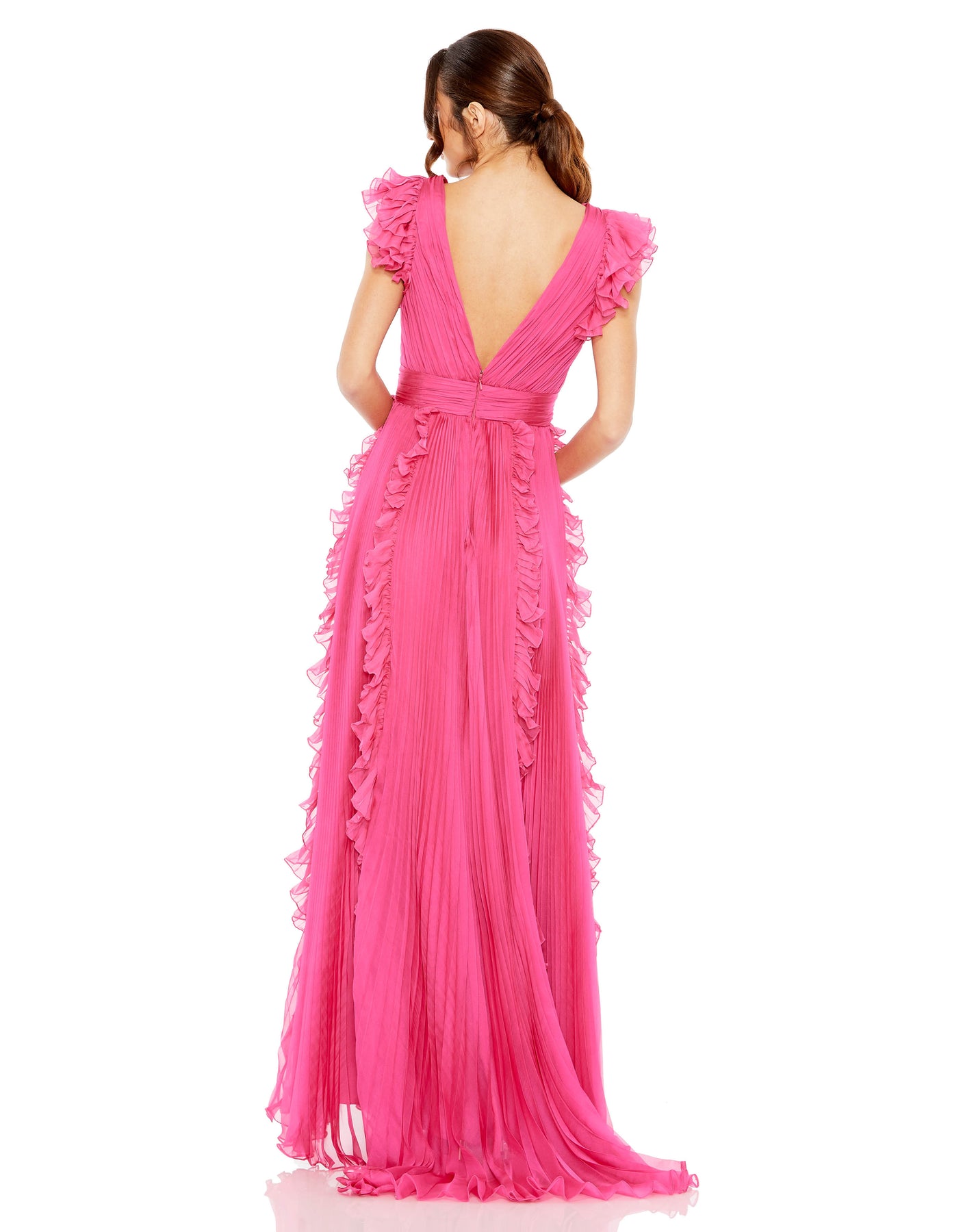 Ieena Duggal 49539 - V-Neck Dress