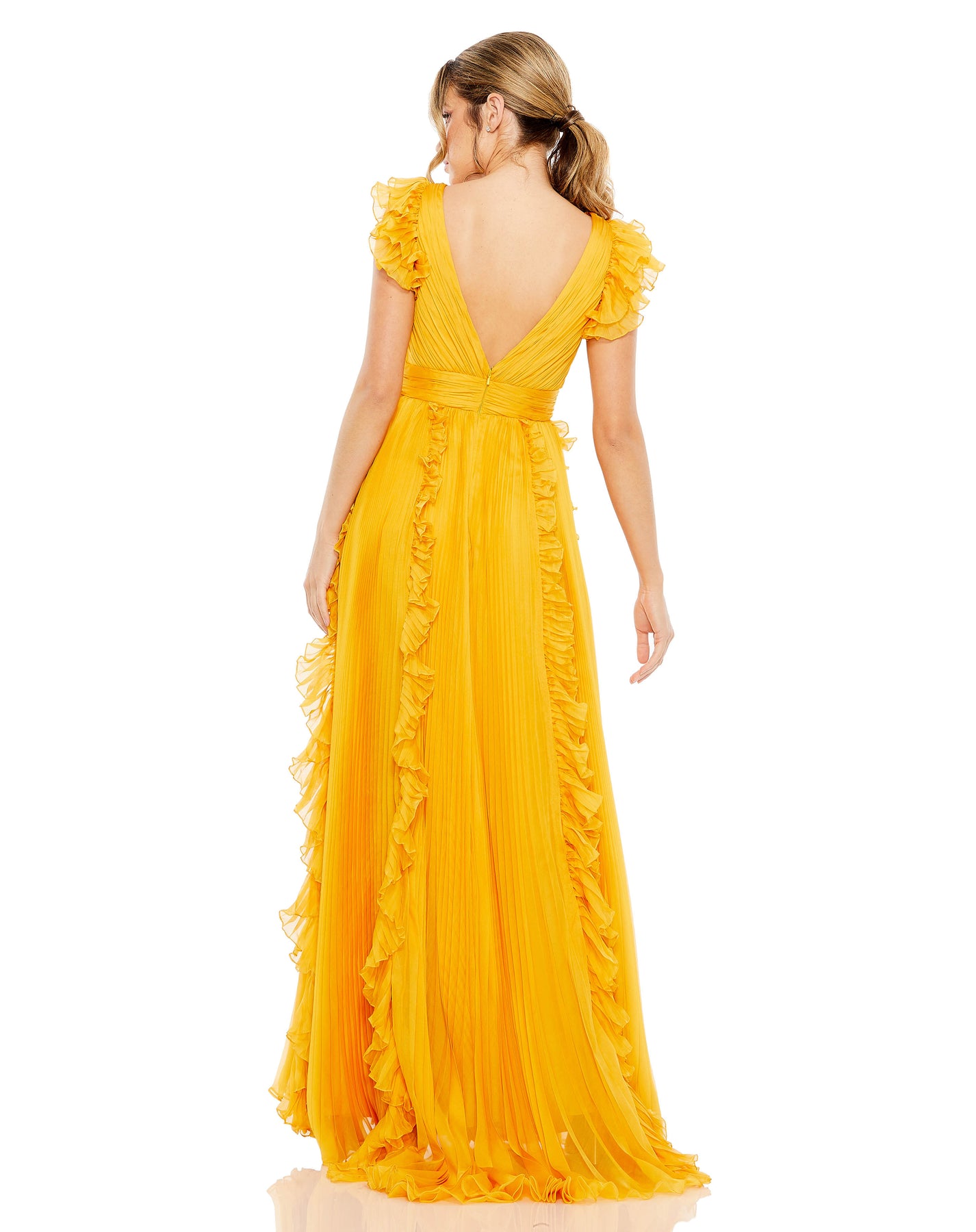 Ieena Duggal 49539 - V-Neck Dress