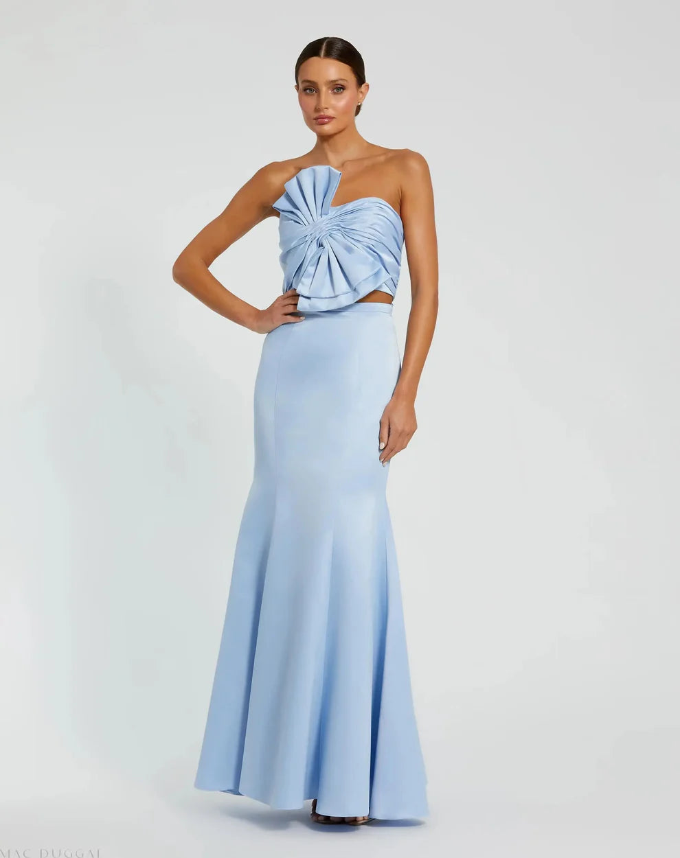 Mac Duggal 49832 - Two Piece Mermaid Prom Gown