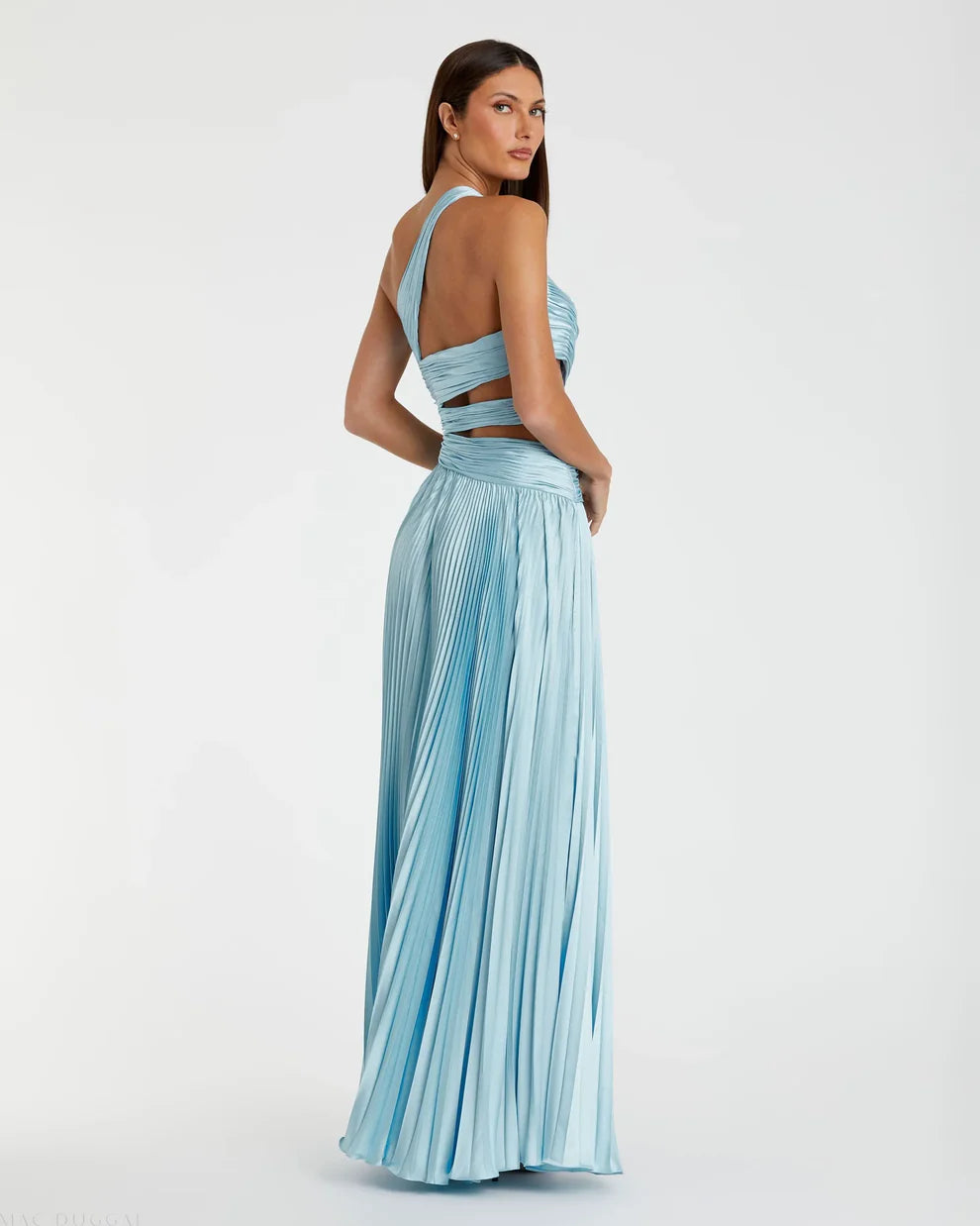 Mac Duggal 49837 - Pleated High Low Evening Dress