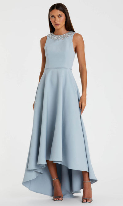 Ieena Duggal 49844 - Sleeveless A-Line High Low Formal Gown Formal Gowns