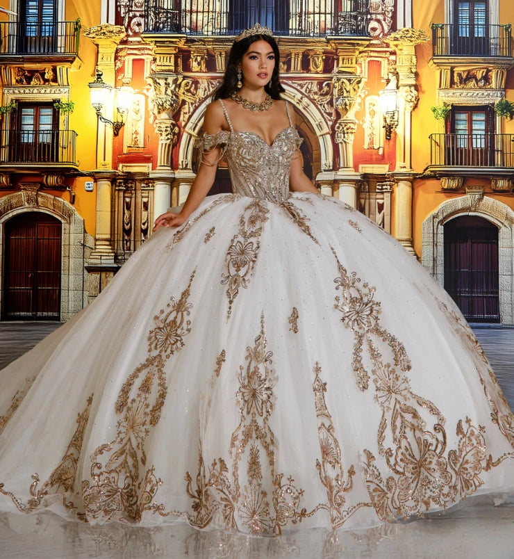 Princesa by Ariana Vara PR30198 - Sweetheart Embroidered Tulle Ball Gown