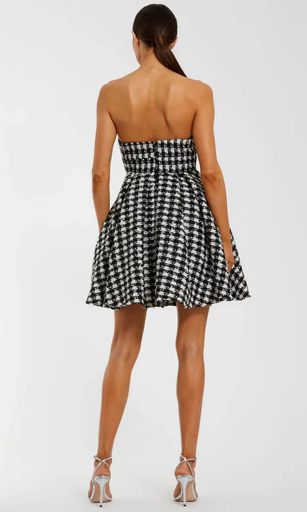 Mac Duggal 50027 - Boucle Straight Neckline Short Dress Cocktail Dresses