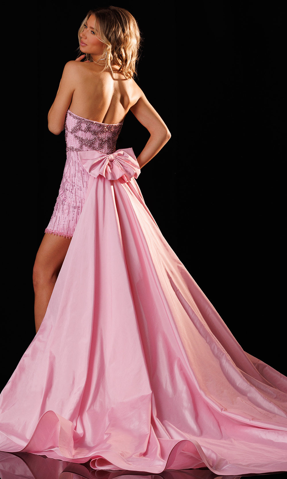Rachel Allan 50436 - Deep Sweetheart Sparkle Beaded Dress Prom Dresses in Pink    