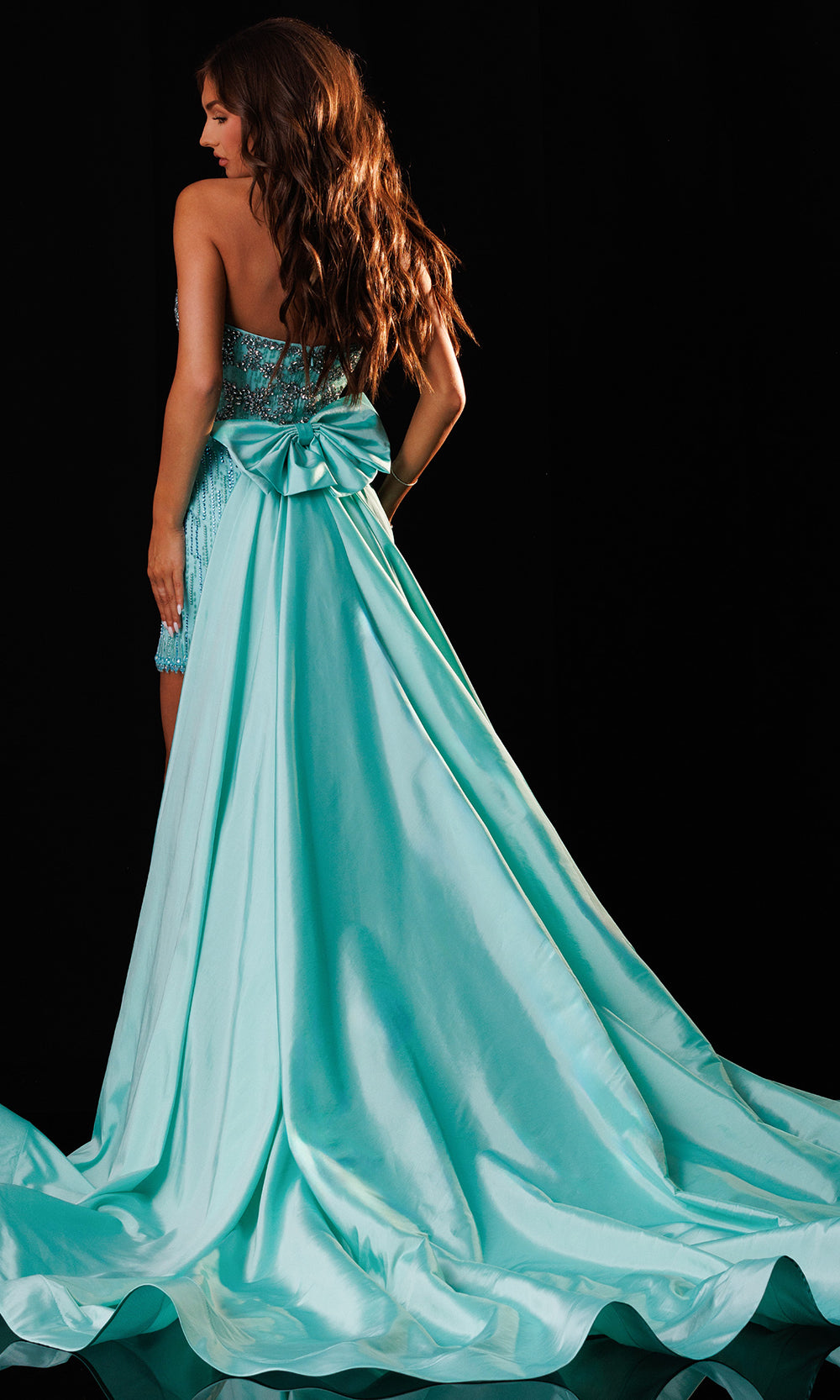 Rachel Allan 50436 - Deep Sweetheart Sparkle Beaded Dress Prom Dresses in Green    