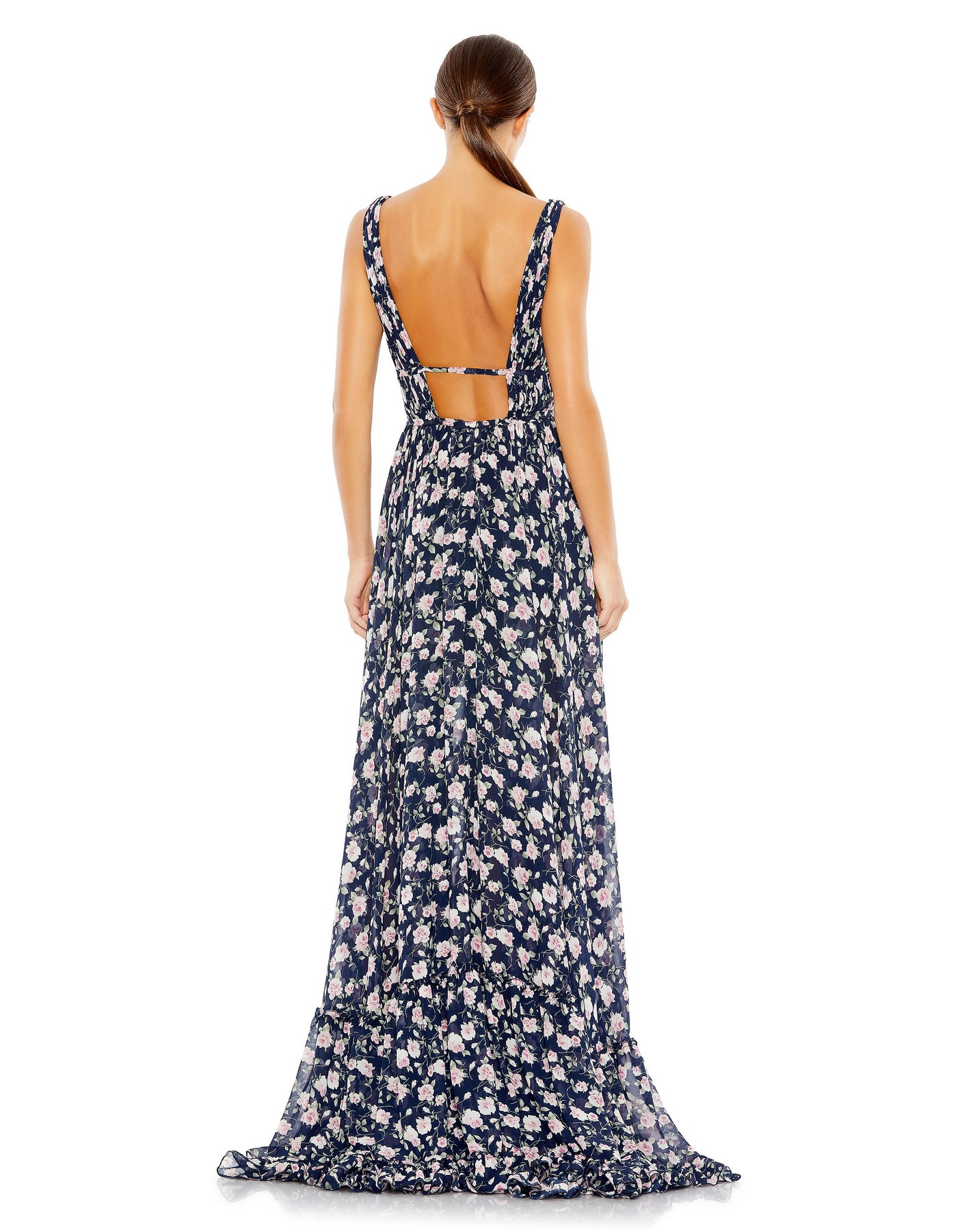 Mac Duggal 50659 - Floral Print A-Line Cocktail Dress