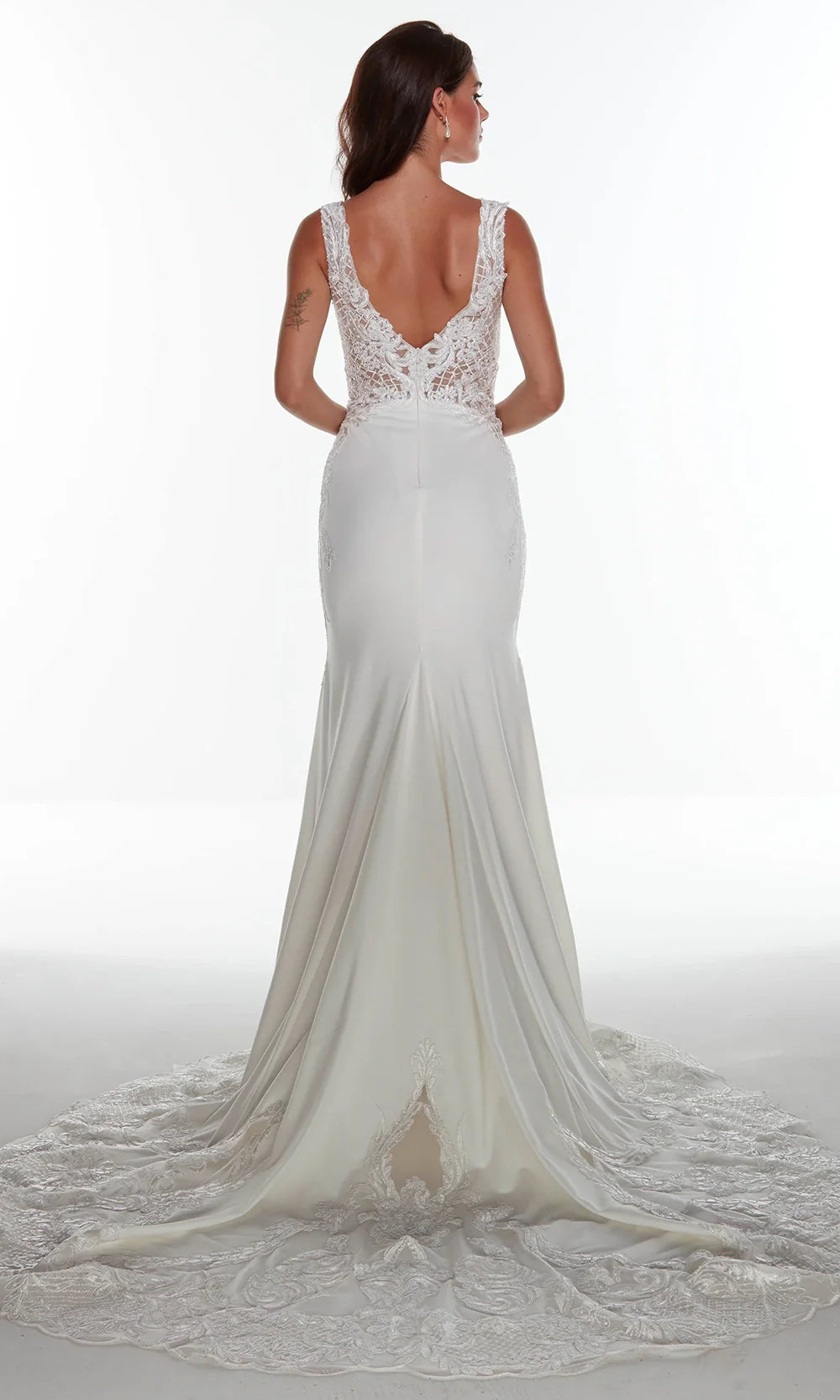 Alyce Paris 5065 - Sleeveless Mermaid Dress with Illusion Detail Evening Dresses