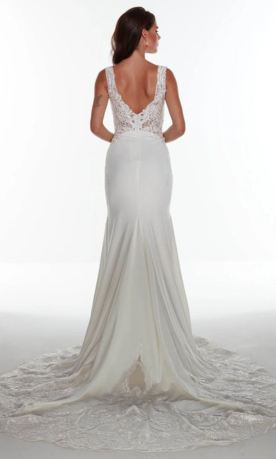 Alyce Paris 5065 - Sleeveless Mermaid Dress with Illusion Detail Evening Dresses