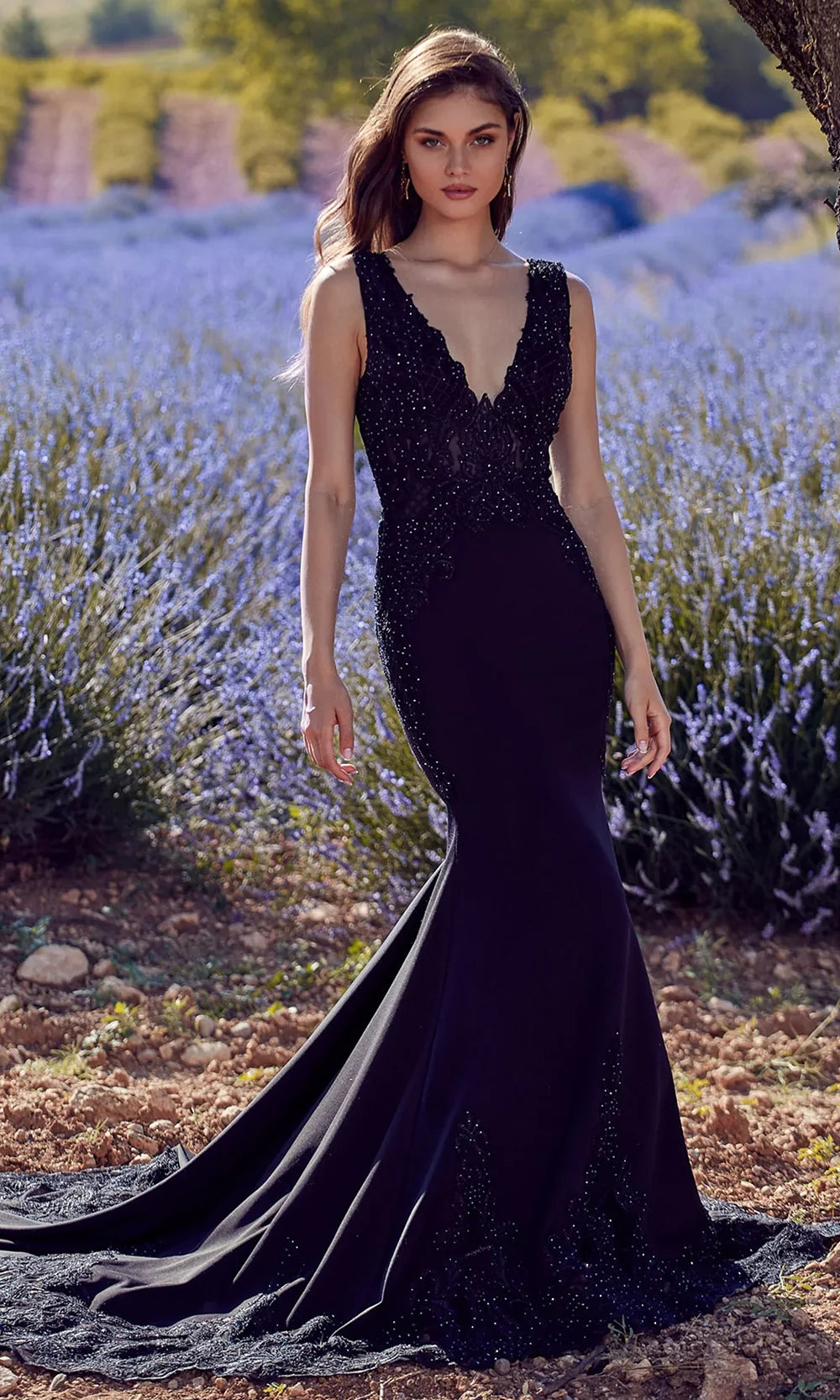 Alyce Paris 5065 - Sleeveless Mermaid Dress with Illusion Detail Evening Dresses