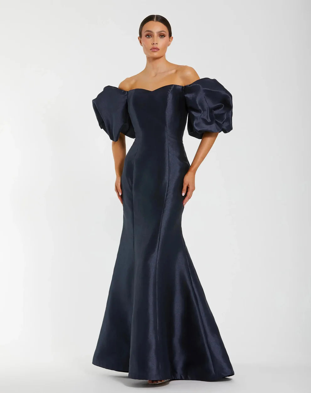 Mac Duggal 50677 - Strapless Puff Satin Gown