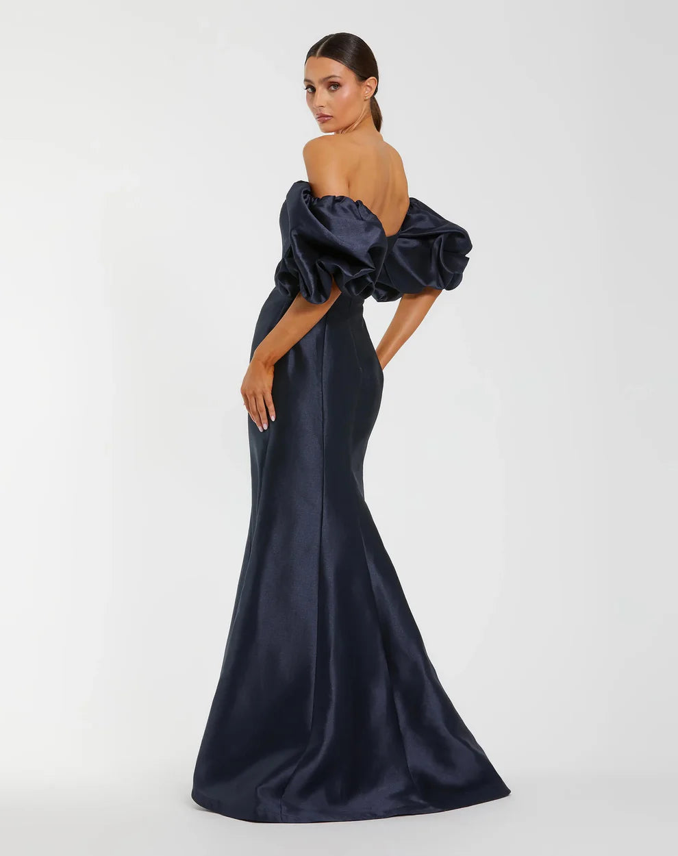 Mac Duggal 50677 - Strapless Puff Satin Gown