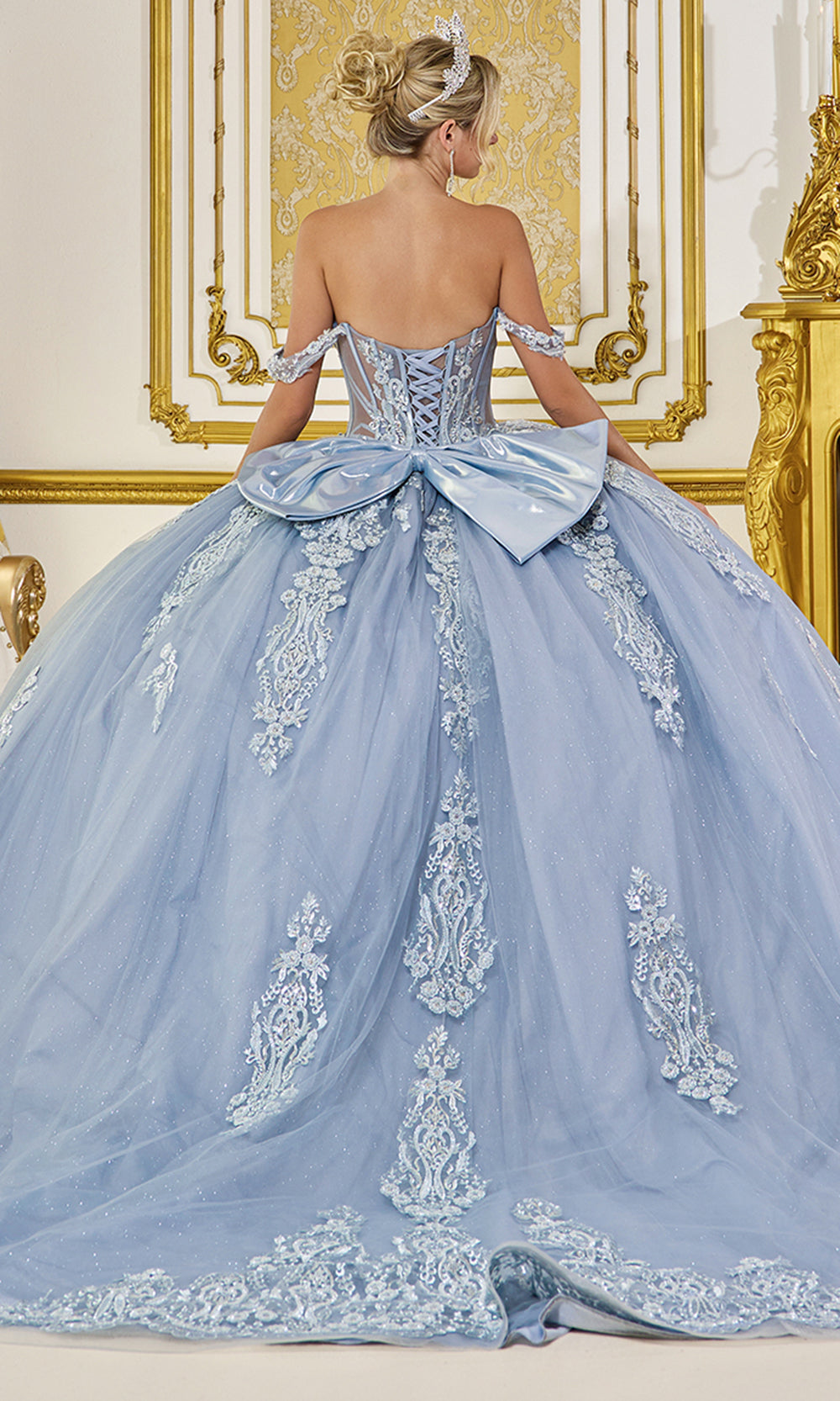 Dancing Queen 5087 - Off?Shoulder Corset Ballgown Quinceanera Dresses