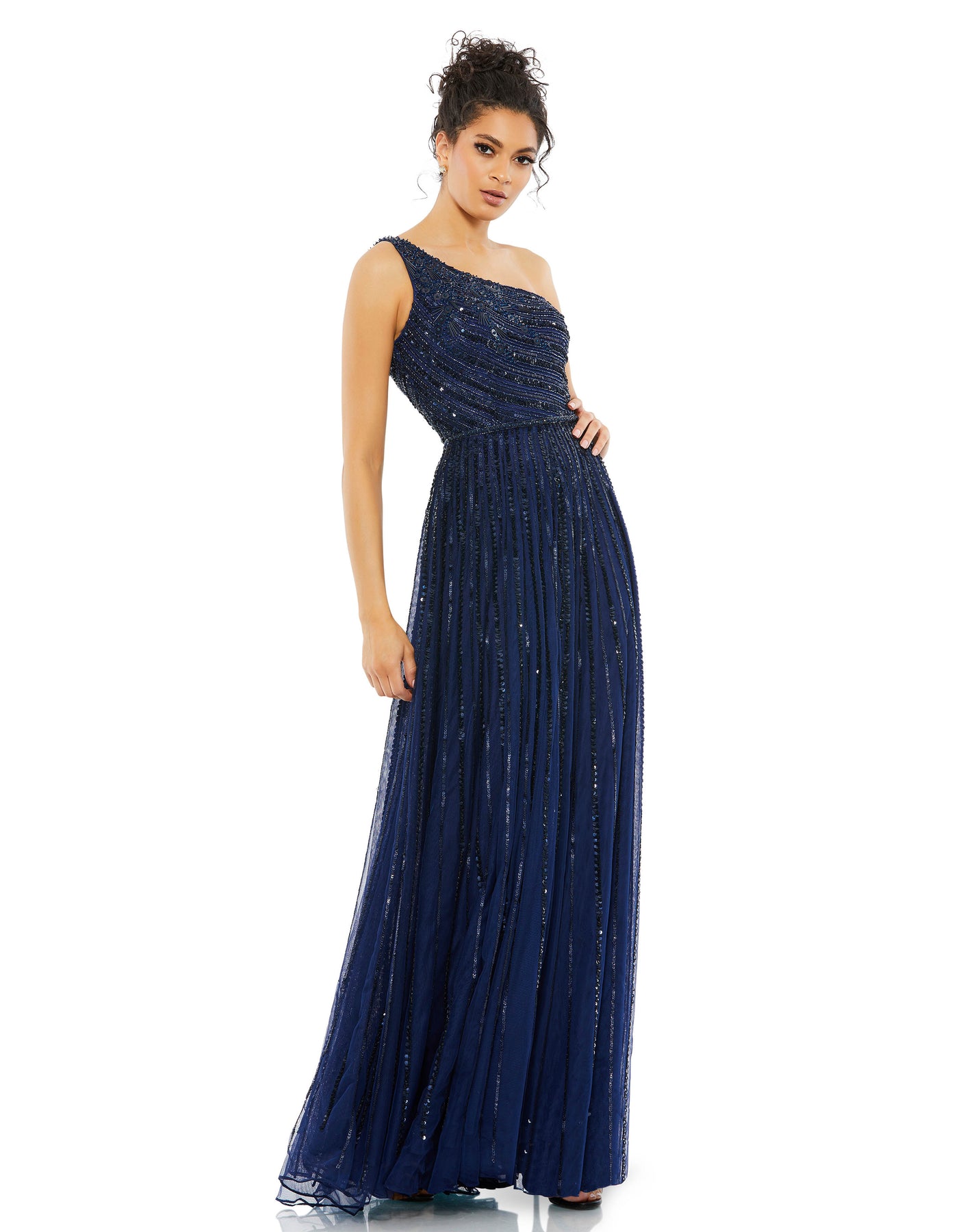 Mac Duggal - 5220 Sleeveless Asymmetric Evening Gown