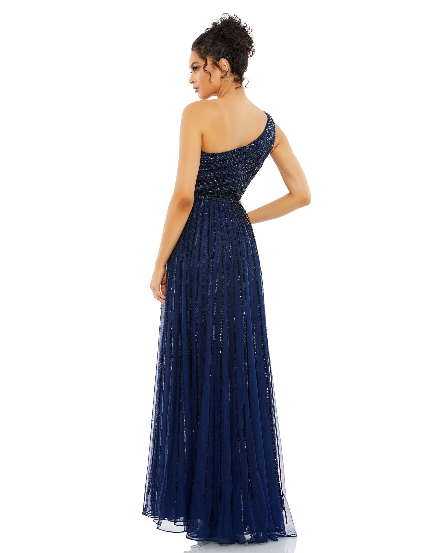 Mac Duggal - 5220 Sleeveless Asymmetric Evening Gown