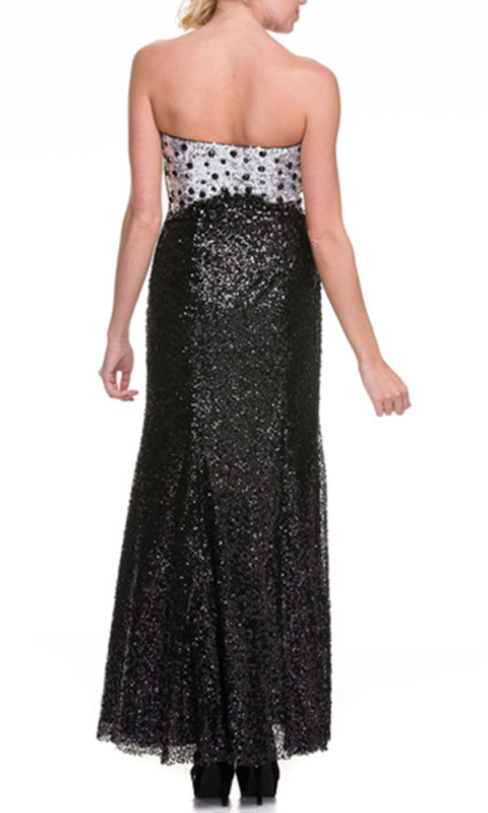 Juliet Dresses 523 - Strapless Empire Waist Evening Gown Prom Dresses