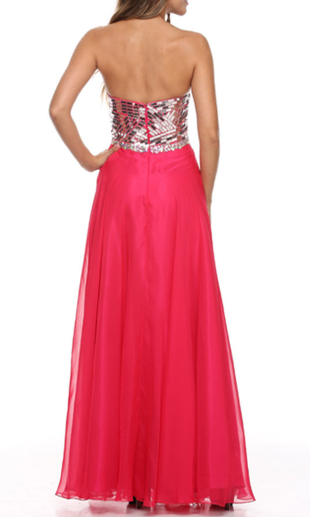 Juliet Dresses 543 - Sweetheart Neckline Sequin Evening Gown Prom Dresses