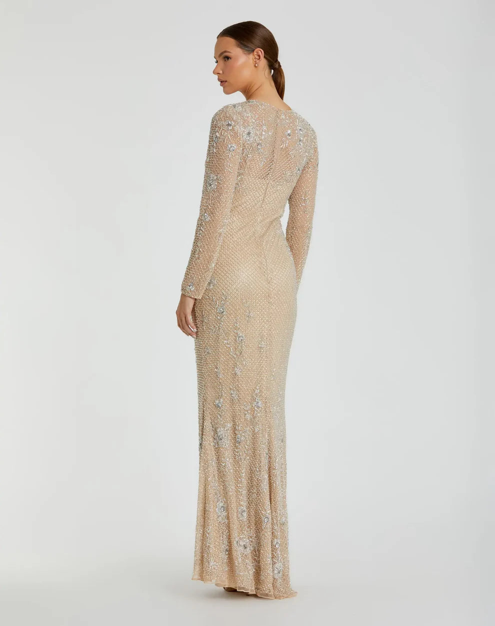 Mac Duggal 5504 - Illusion Jewel Evening Gown