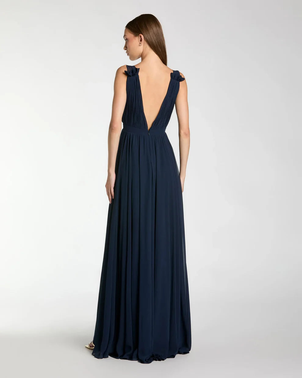 Ieena Duggal 55321 - Ruched Chiffon Dress