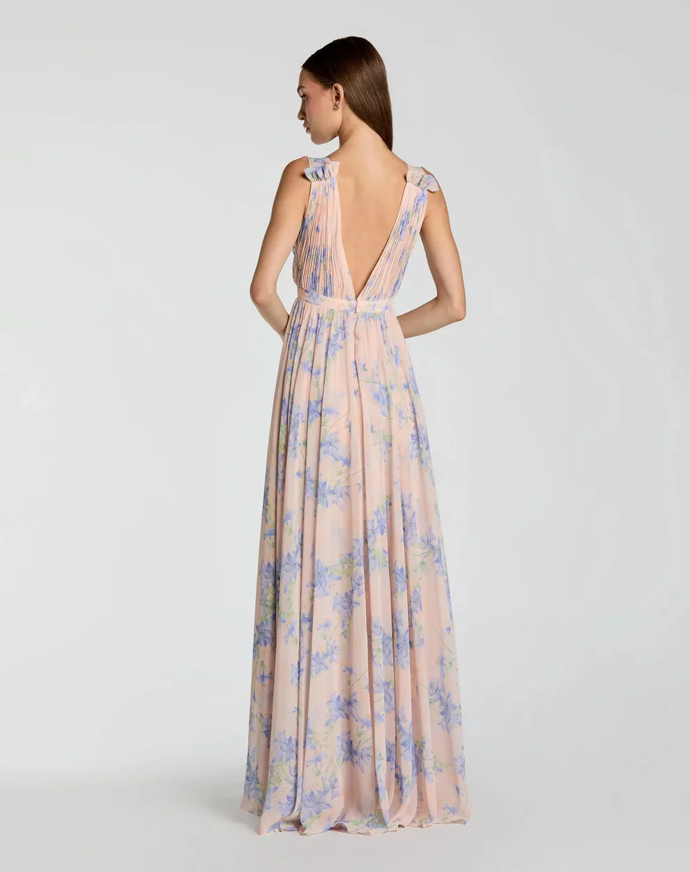 Ieena Duggal 55321 - Ruched Chiffon Dress