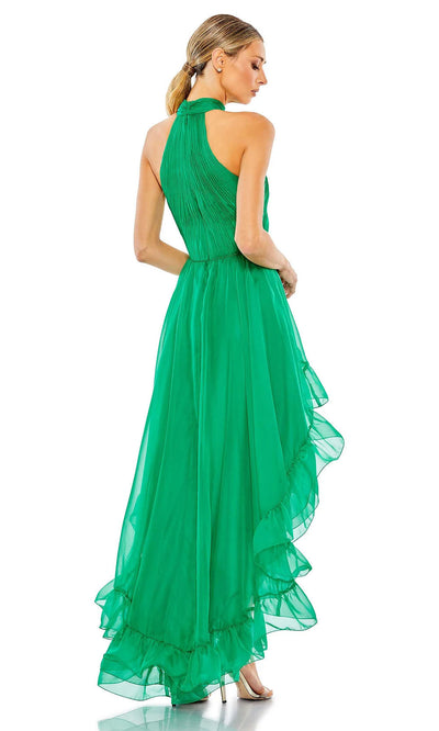 Mac Duggal 558071 - High Halter Ruffle Trim Evening Dress Special Occasion Dresses