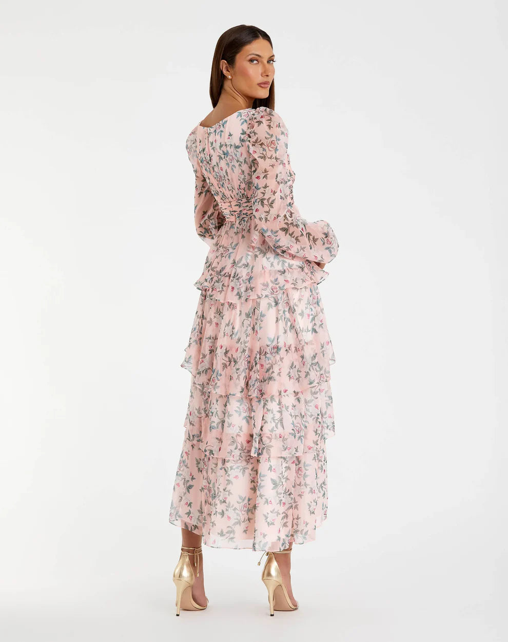 Mac Duggal 55880 - Puff Sleeve Morning Dress
