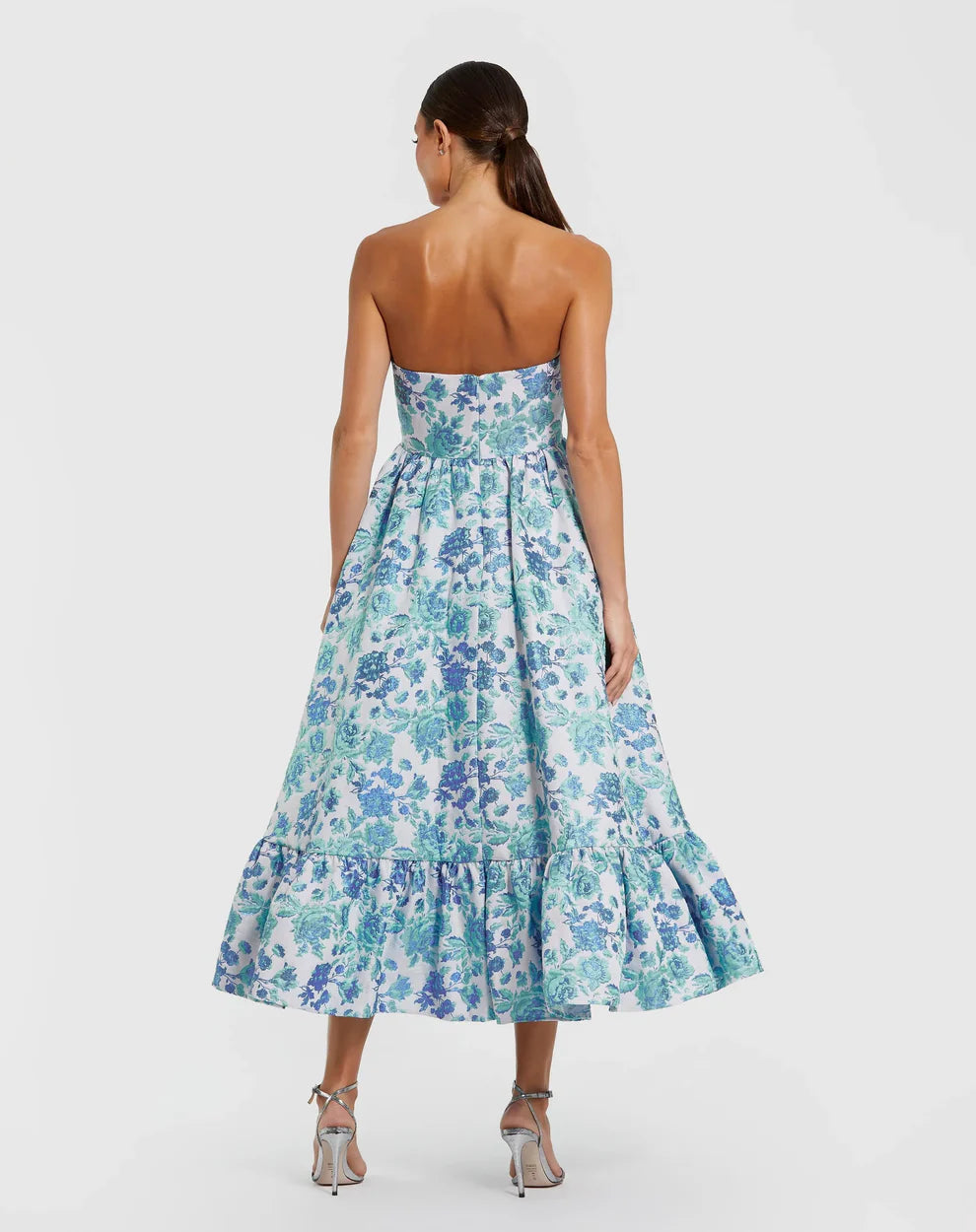 Mac Duggal 56092 - Strapless Ruffled Hem Cocktail Dress