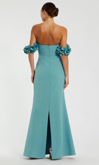 Ieena Duggal 56131 - Sweetheart Crepe Gown with Back Slit Prom Dresses