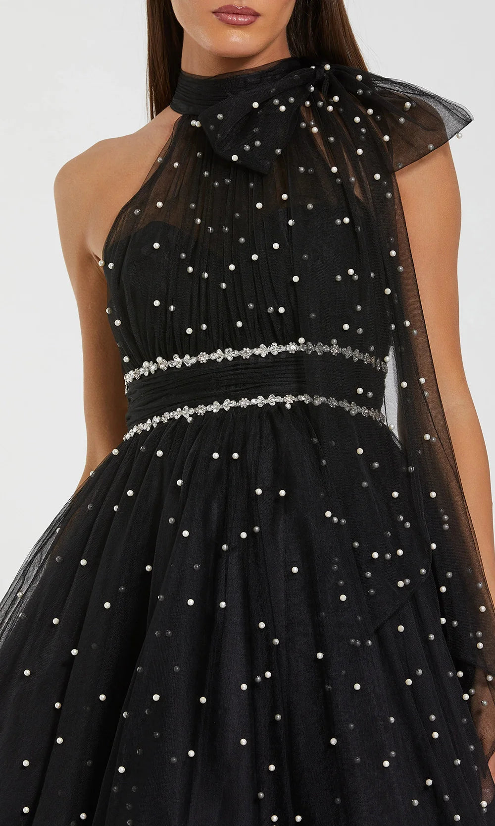 Ieena Duggal 56205 - Tulle High Neck Short Dress Homecoming Dresses