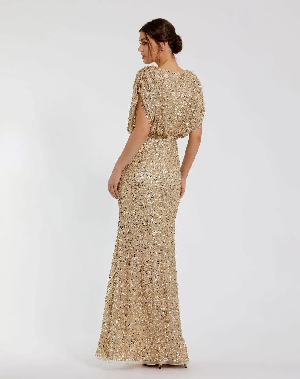 Mac Duggal 5640 - Muti Sequined Long Dress