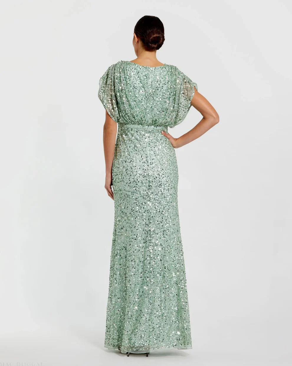 Mac Duggal 5640 - Muti Sequined Long Dress