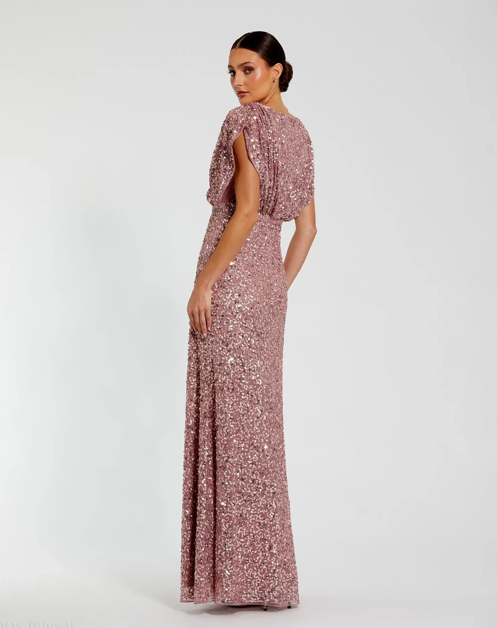 Mac Duggal 5640 - Muti Sequined Long Dress