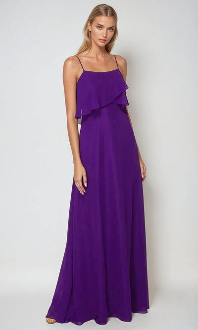 Juliet Dresses 591 - Scoop Neck Flowing A-line Gown Bridesmaid Dresses