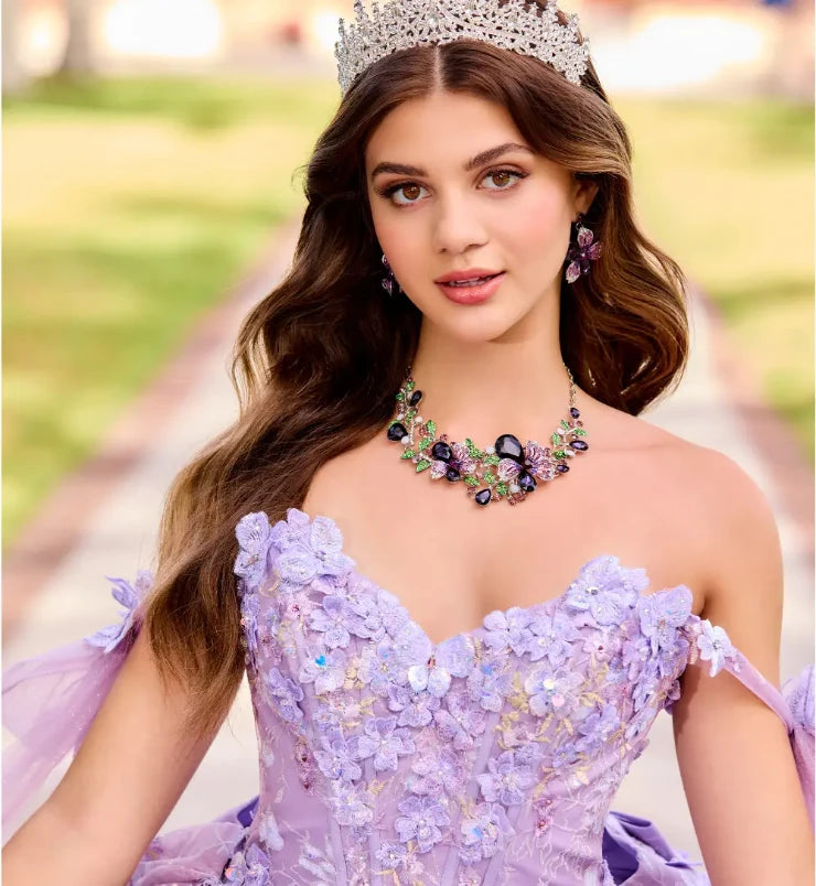 Princesa by Ariana Vara PR30135 - Floral Sweetheart Gown