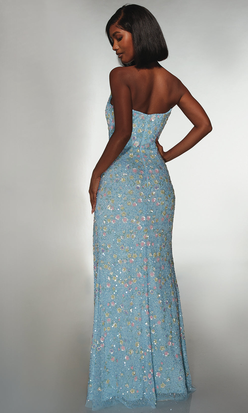 Alyce Paris 61998 - Strapless Beaded Gown with Deep Sweetheart Prom Dresses