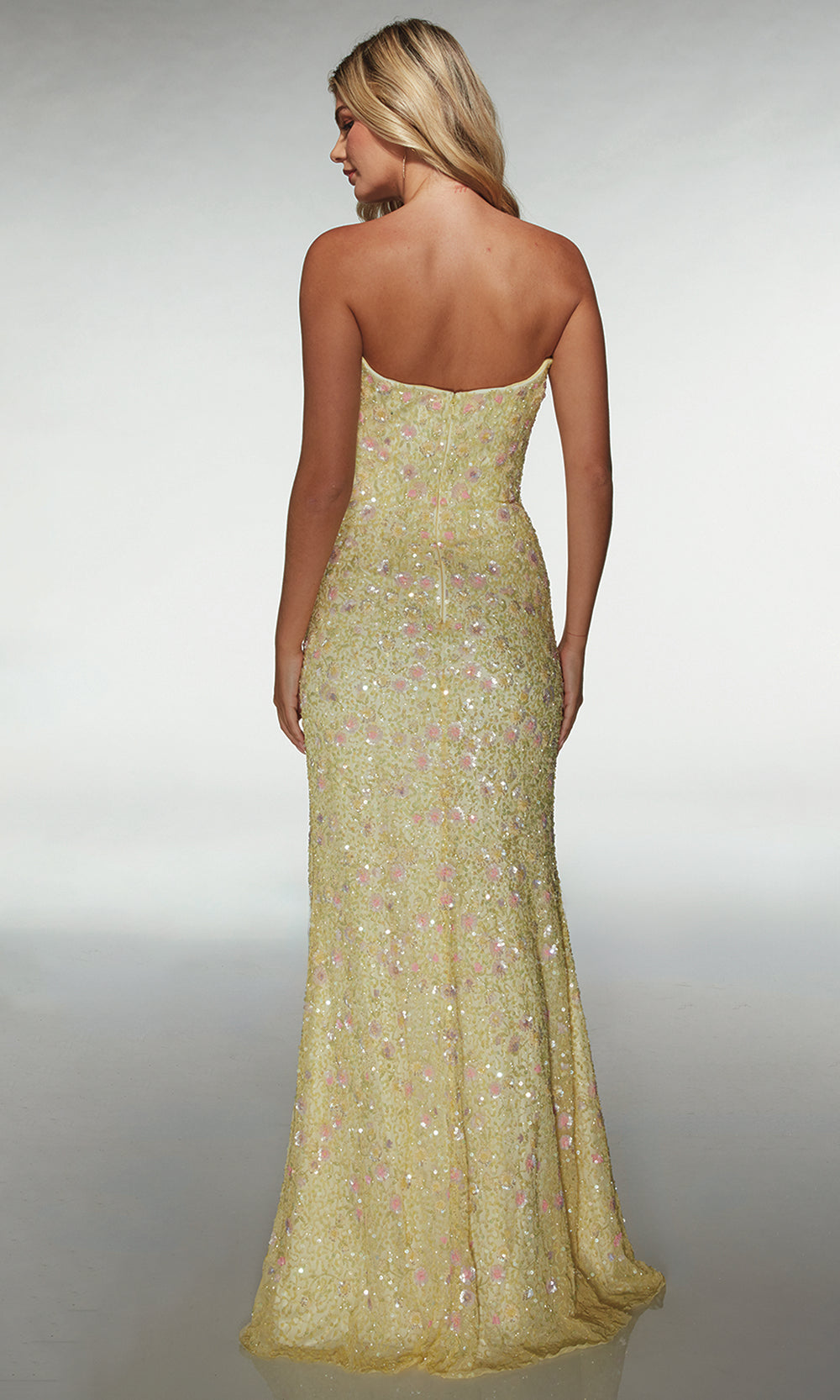 Alyce Paris 61998 - Strapless Beaded Gown with Deep Sweetheart Prom Dresses
