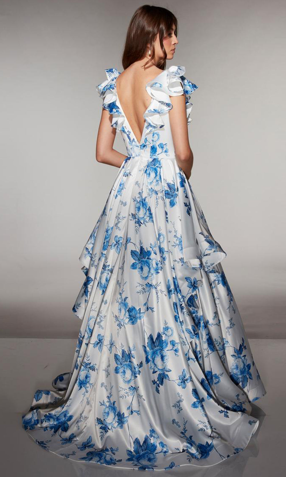 Alyce Paris 62001 - Elegant V Neck Open Back Gown Prom Dresses