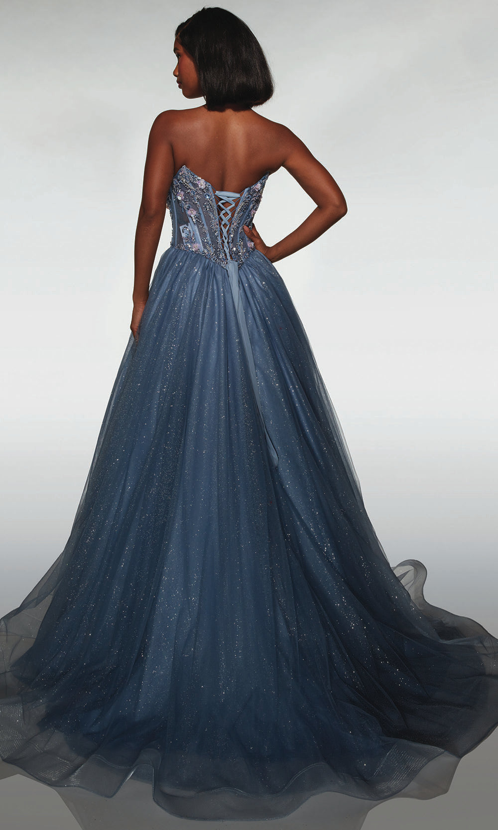 Alyce Paris 62009 - Sweetheart Glitter Tulle Evening Dress Prom Dresses