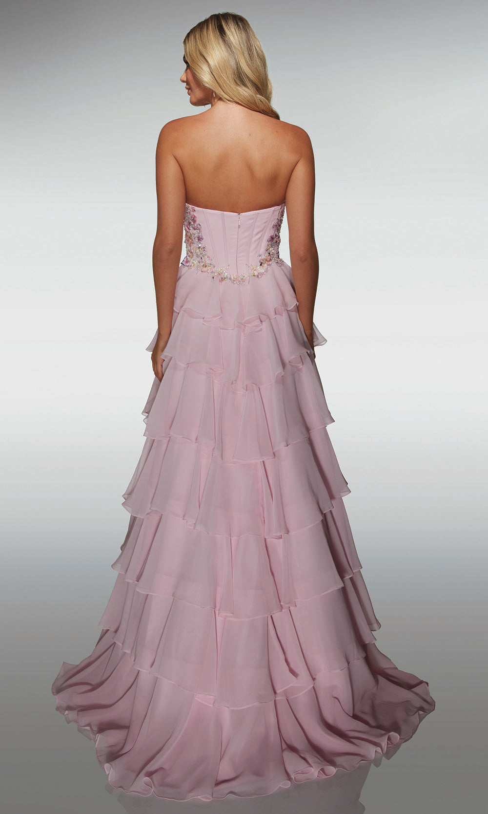 Alyce Paris 62013 - Sweetheart Corset Dress with Slit Prom Dresses