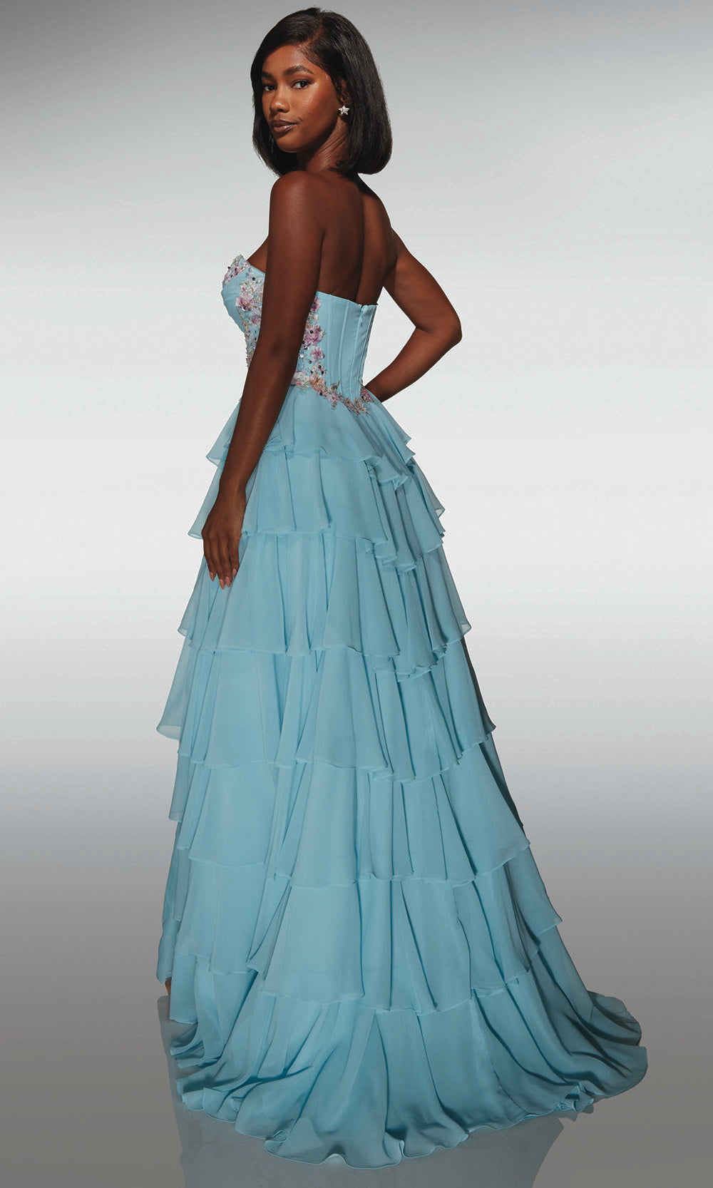 Alyce Paris 62013 - Sweetheart Corset Dress with Slit Prom Dresses