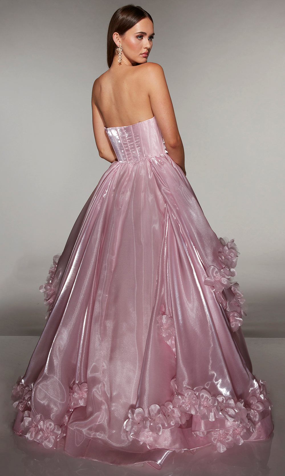 Alyce Paris 62014 - Pleated Corset Gown with Luxe Full Skirt Prom Dresses
