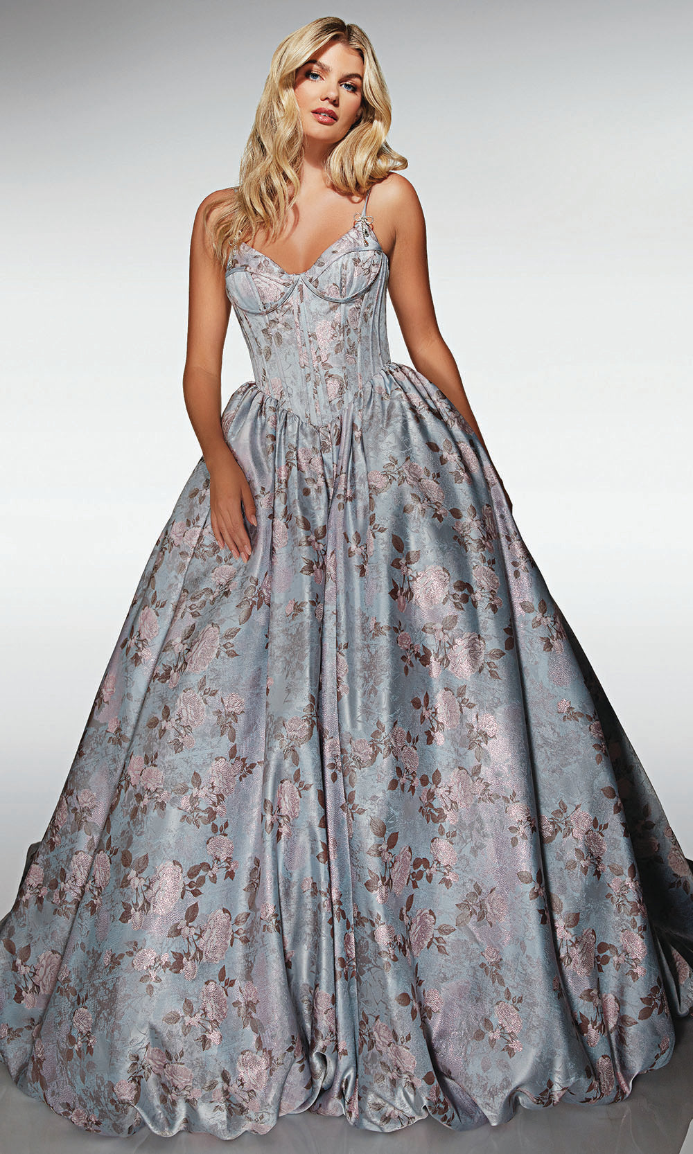 Alyce Paris 62019 - Regal Ball Gown with Lace Up Back Prom Dresses