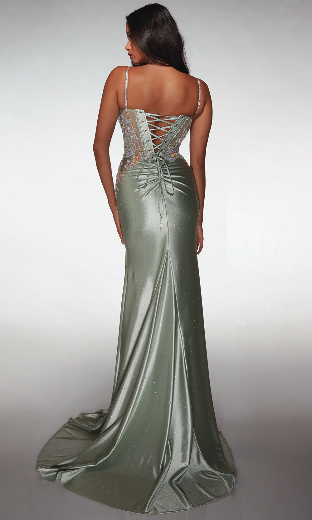 Alyce Paris 62022 - Fitted Applique Bodice Evening Dress Prom Dresses