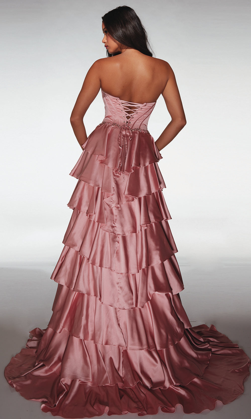 Alyce Paris 62050 - Sweetheart Embellished Ruffle Dress Prom Dresses